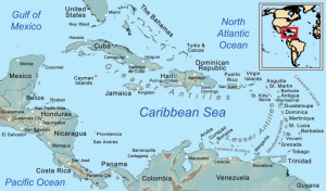 Antilles within the Caribbean