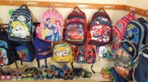 Backpacks of the little ones